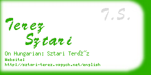 terez sztari business card